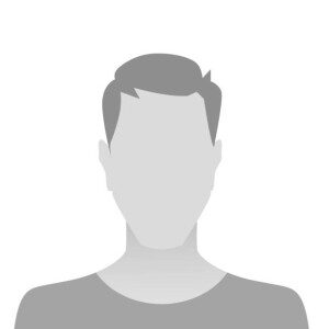 Person gray photo placeholder man in T-shirt on white background Person gray photo placeholder man in T-shirt on white background
