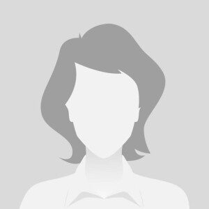 Person gray photo placeholder woman in shirt on gray background Person gray photo placeholder woman in shirt on gray background